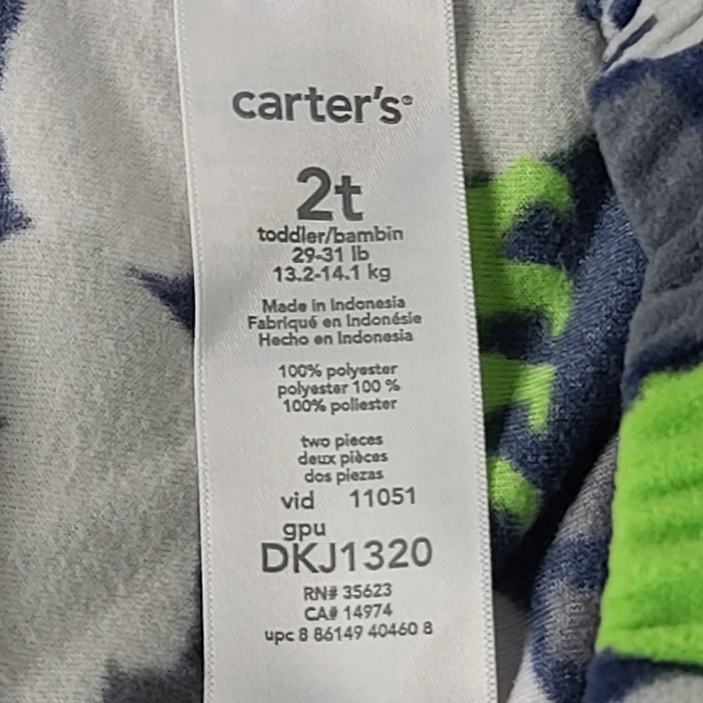 Carter's Sleepwear 2 piece Boys 2T